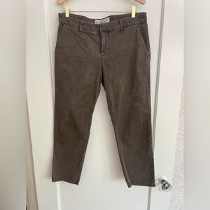 Frank & Eileen Italian Chino pant, brown, size 8